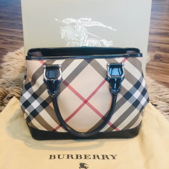 Burberry nova check hand bag - Picture 3 of 7